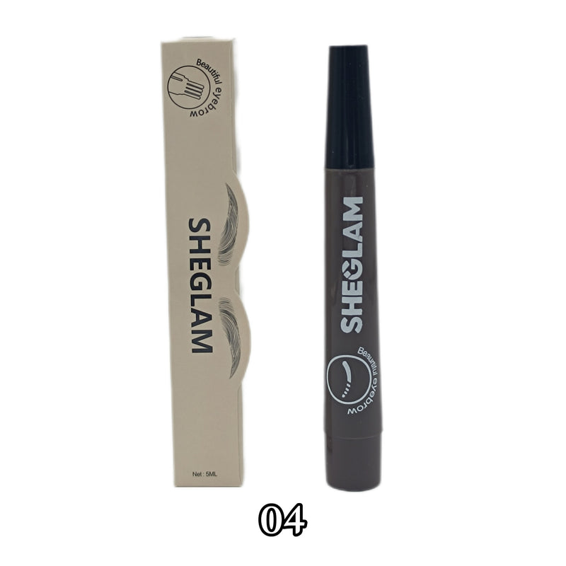 24 Hours Waterproof Liquid Eyebrow Pen - B